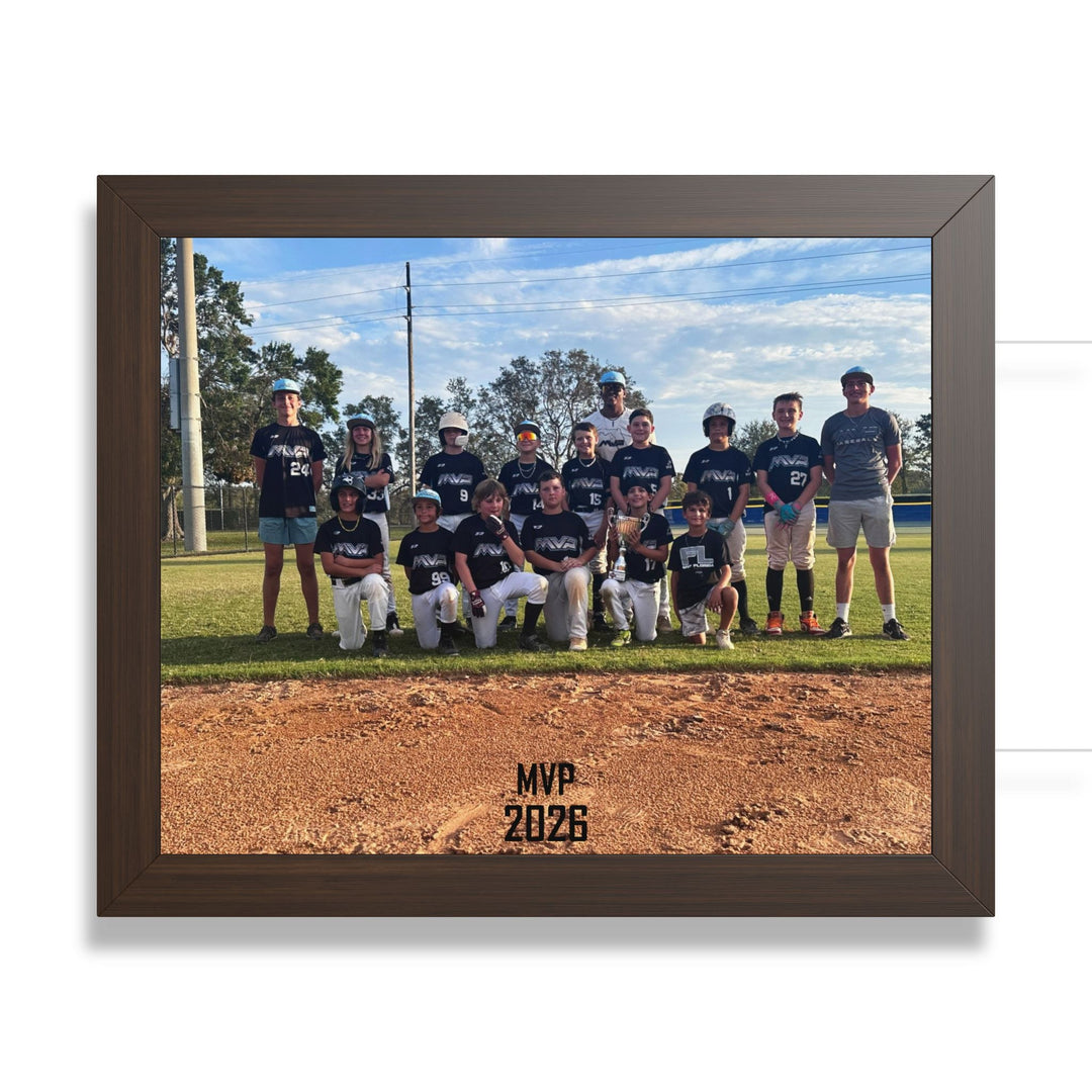 Coach/Team Custom Picture Framed Art