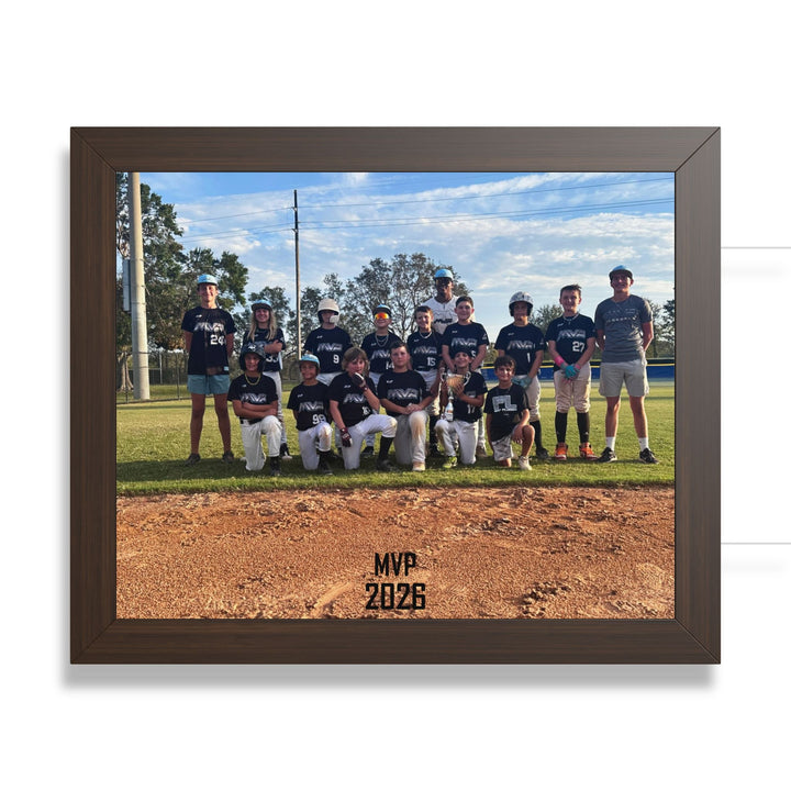 Coach/Team Custom Picture Framed Art