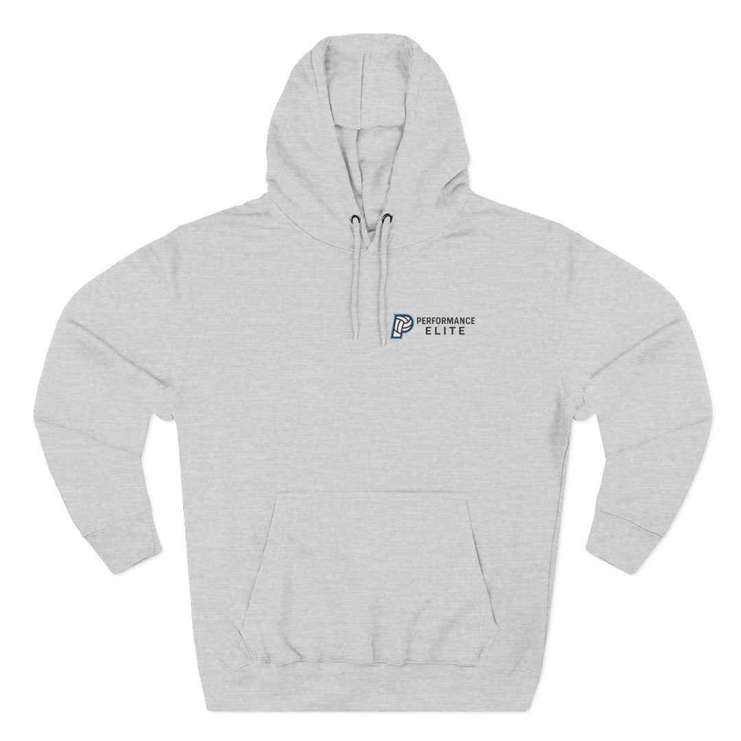 Performance Elite Unisex Adult Mid-Level Hooded Sweatshirt w/Front &amp; Back Logo