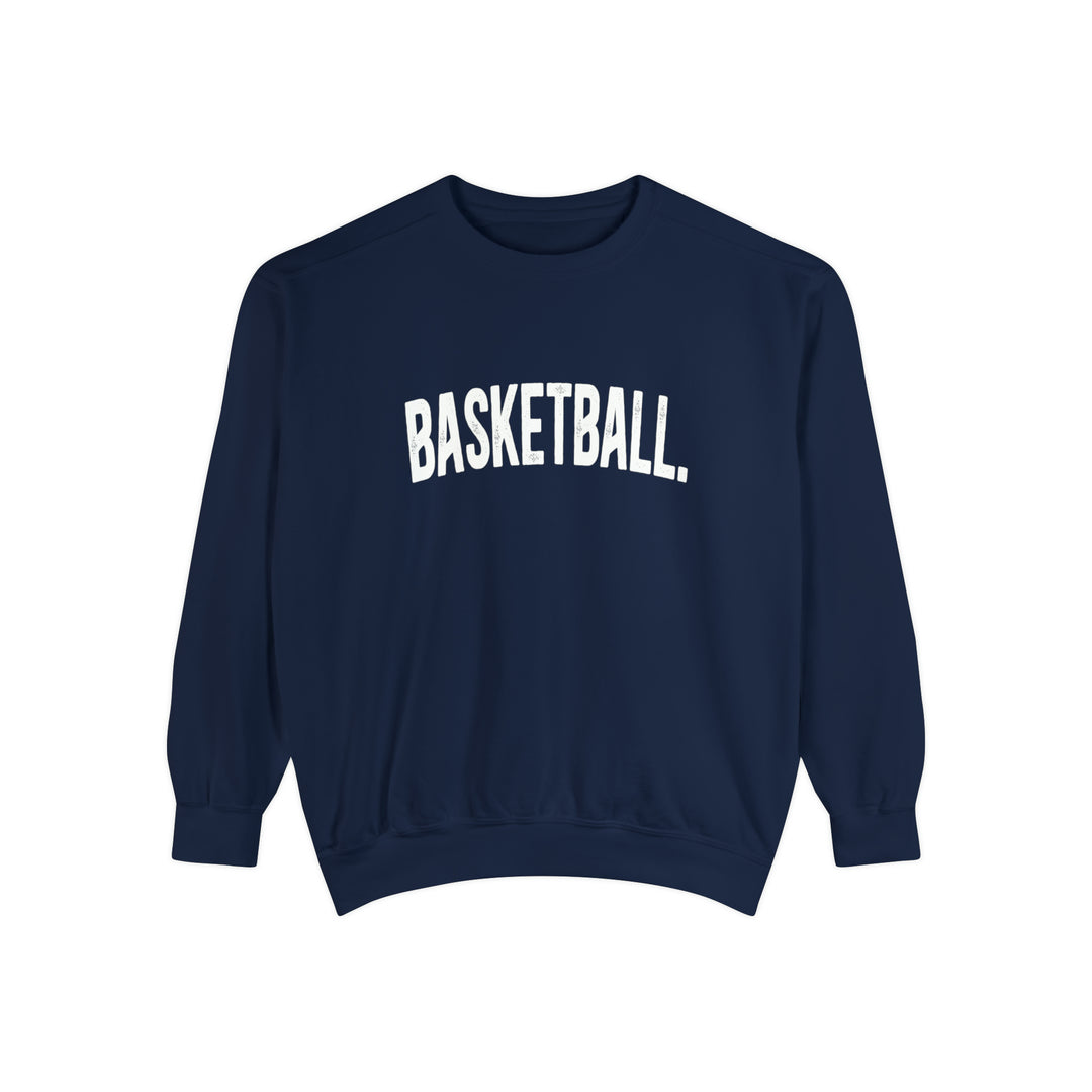Rustic Design Basketball Unisex Adult Premium Crewneck Sweatshirt