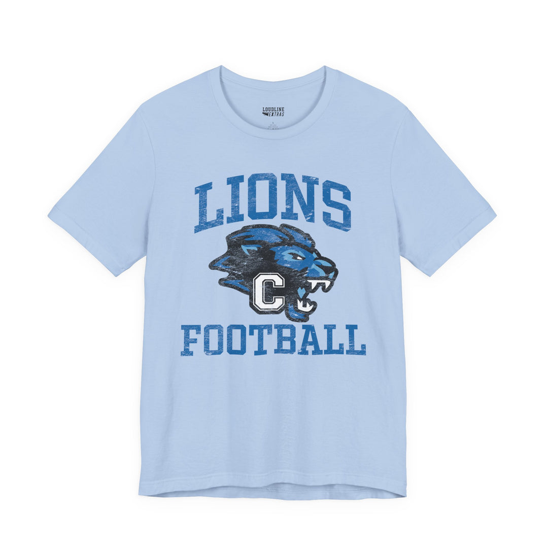Canton Lions Football &amp; Cheer Unisex Adult Standard T-Shirt - Lions Football Design