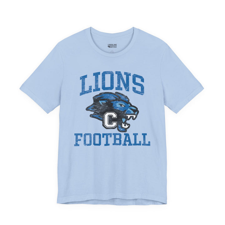 Canton Lions Football &amp; Cheer Unisex Adult Standard T-Shirt - Lions Football Design