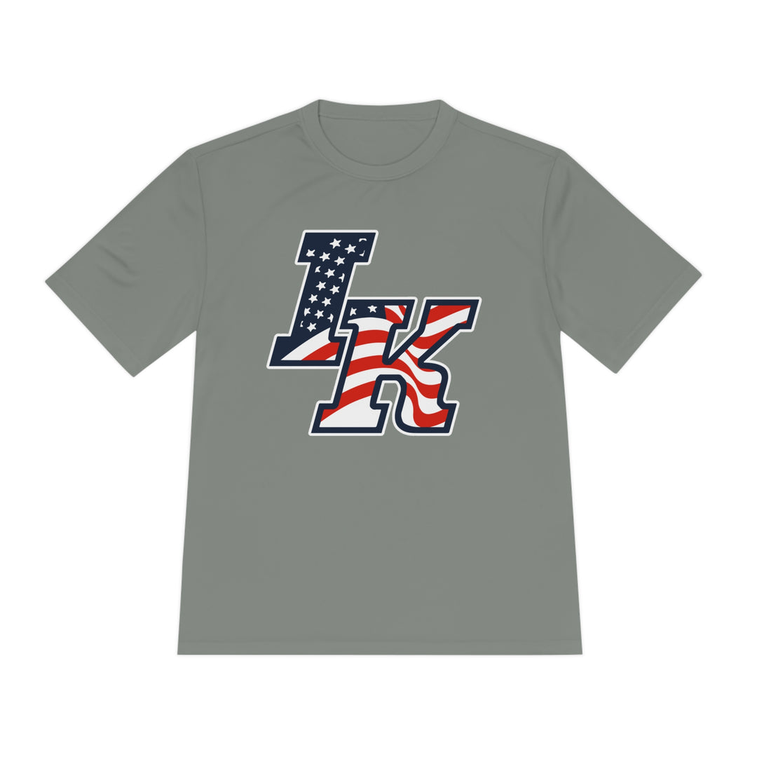 Iron Knights Adult Unisex Moisture Wicking T-Shirt - Flag Design