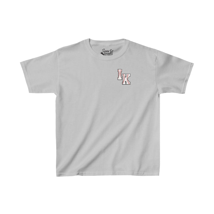 Iron Knights Youth Unisex T-Shirt w/Flag Design &amp; Name and Number on Back
