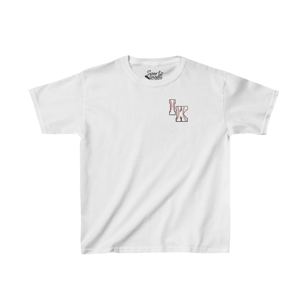 Iron Knights Youth Unisex T-Shirt w/Flag Design &amp; Name and Number on Back