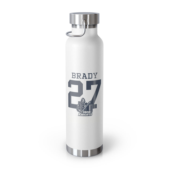 Iron Knights 22oz Bottle - Last Name &amp; Number w/Knight Design