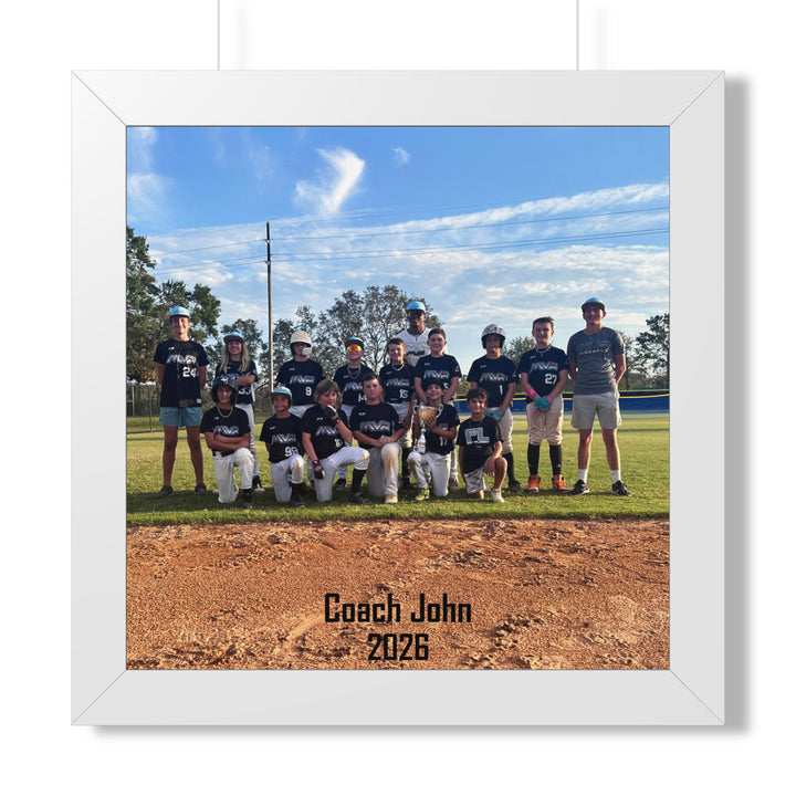 Coach/Team Custom Picture Framed Art