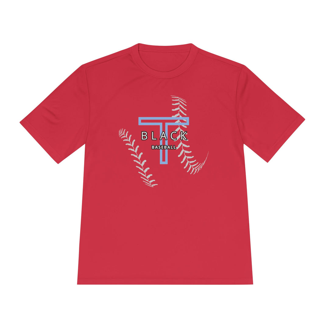 T-Black Dugout Unisex Adult Moisture Wicking T-Shirt