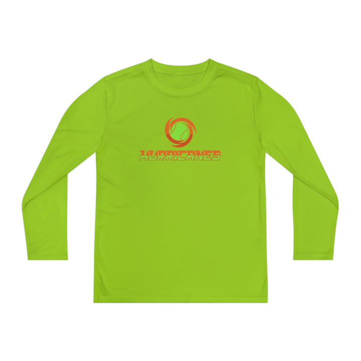 SC Hurricanes Unisex Youth Long Sleeve Competitor Moisture Wicking Shirt