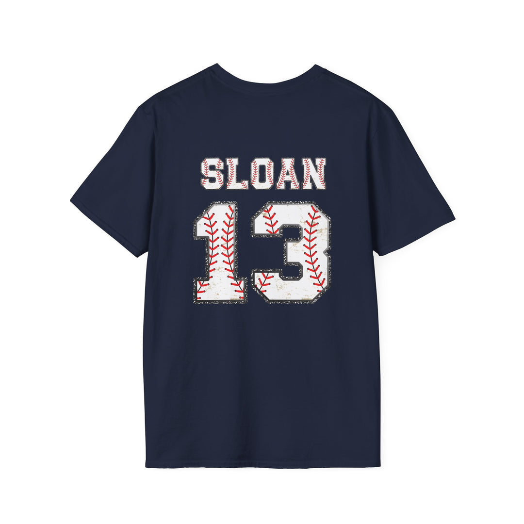 Iron Knights Adult Unisex T-Shirt w/Flag Design &amp; Name and Number on Back