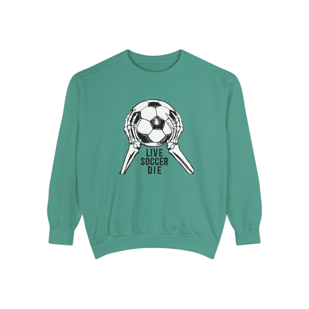 Live Soccer Die Unisex Adult Premium Crewneck Sweatshirt
