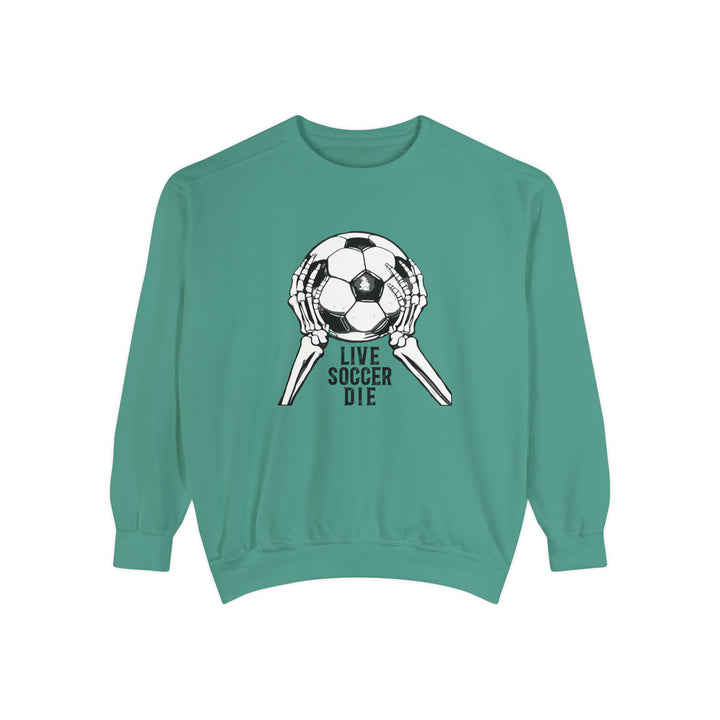 Live Soccer Die Unisex Adult Premium Crewneck Sweatshirt