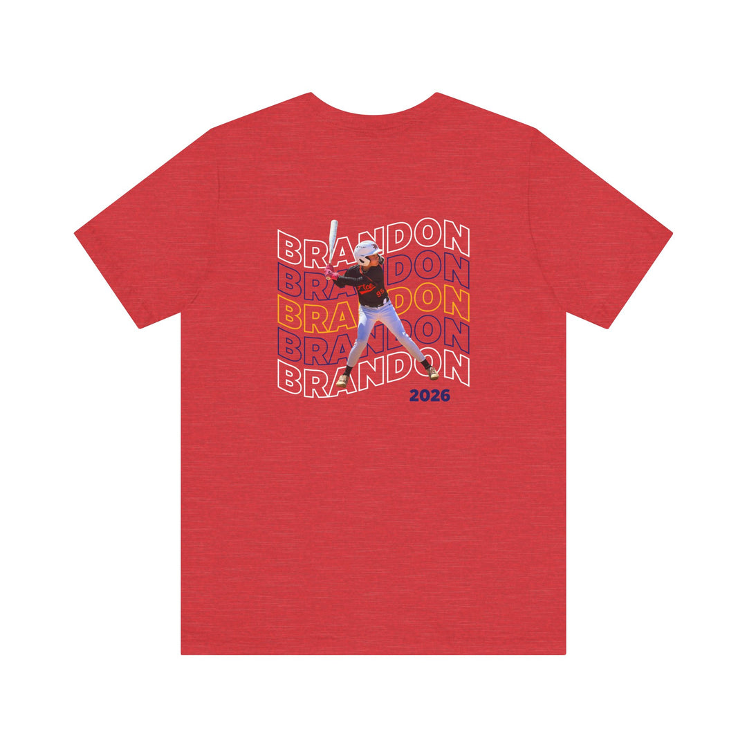 Cooperstown Picture Wavy Name Front &amp; Back Design - Unisex Adult T-Shirt