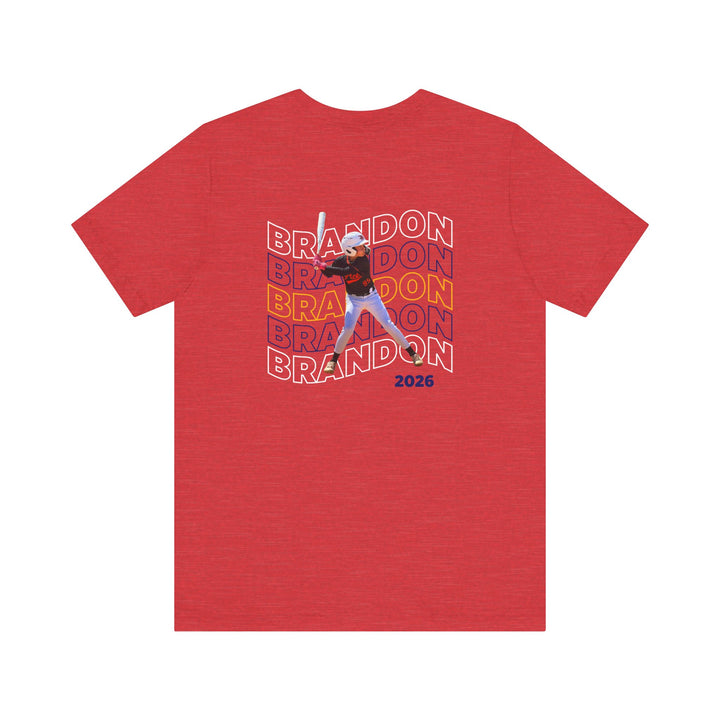 Cooperstown Picture Wavy Name Front &amp; Back Design - Unisex Adult T-Shirt