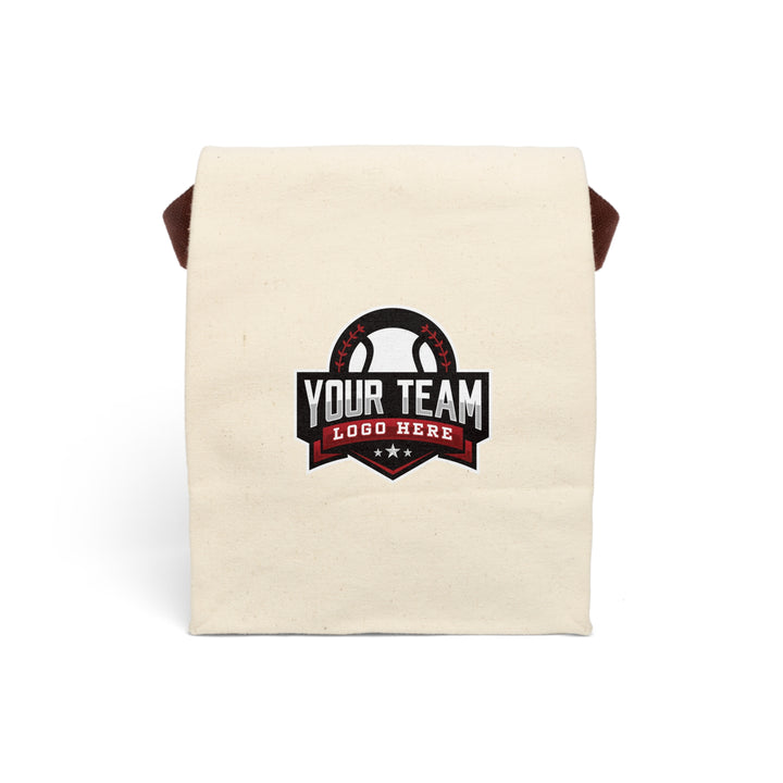 Canvas Lunch/Snack Bag With Strap