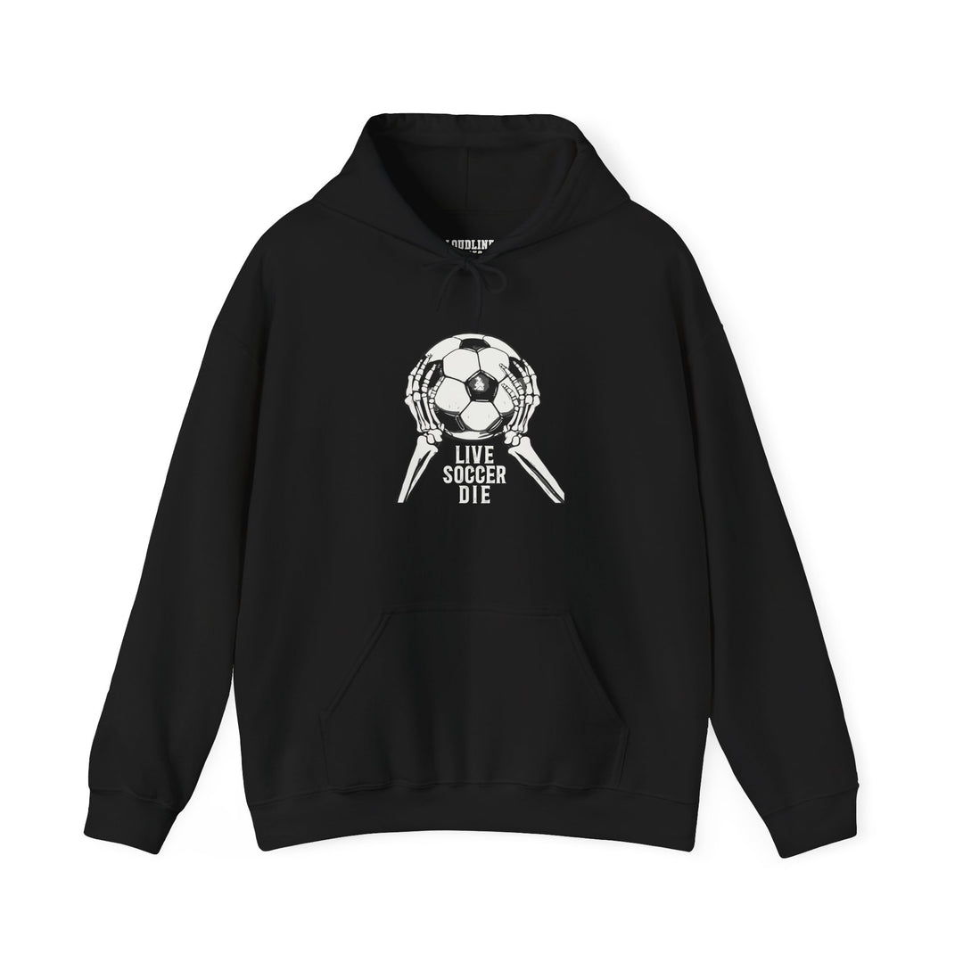 Live Soccer Die Unisex Adult Hooded Sweatshirt