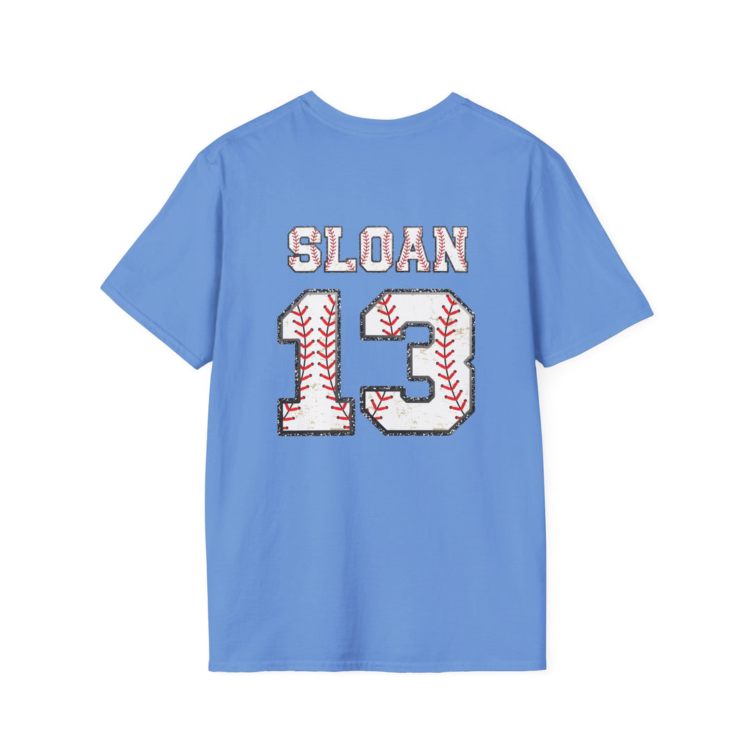 Iron Knights Adult Unisex T-Shirt w/Flag Design &amp; Name and Number on Back