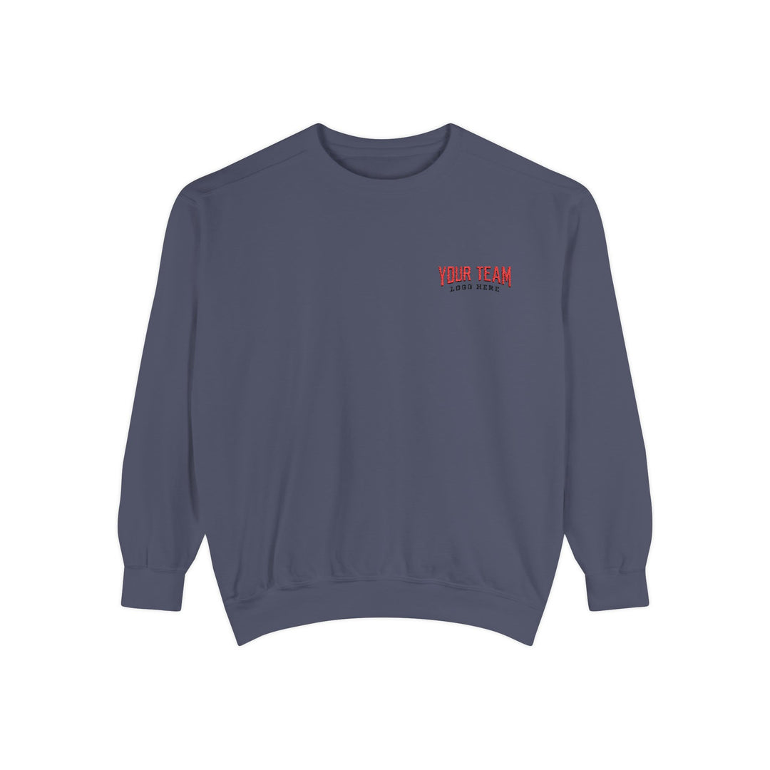 Unisex Adult Comfort Colors Crewneck Sweatshirt - Embroidered