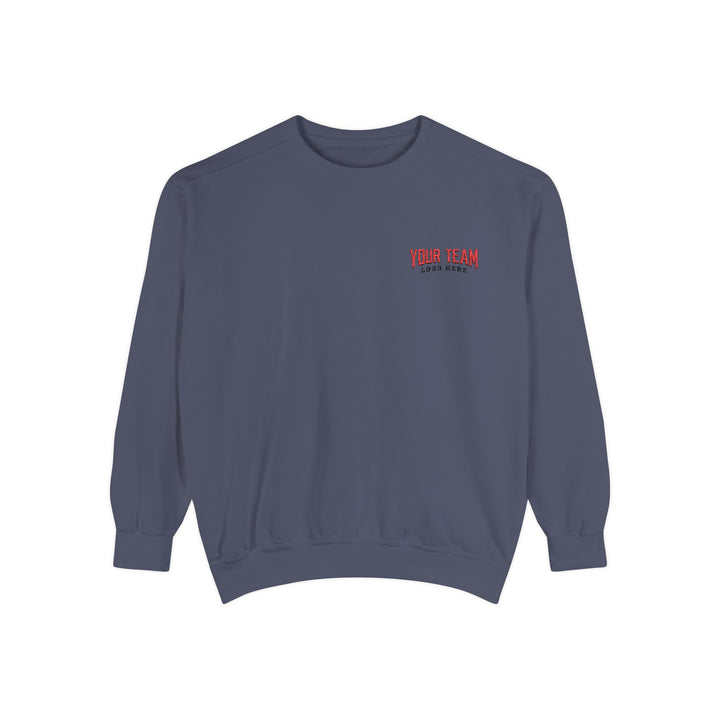 Unisex Adult Comfort Colors Crewneck Sweatshirt - Embroidered