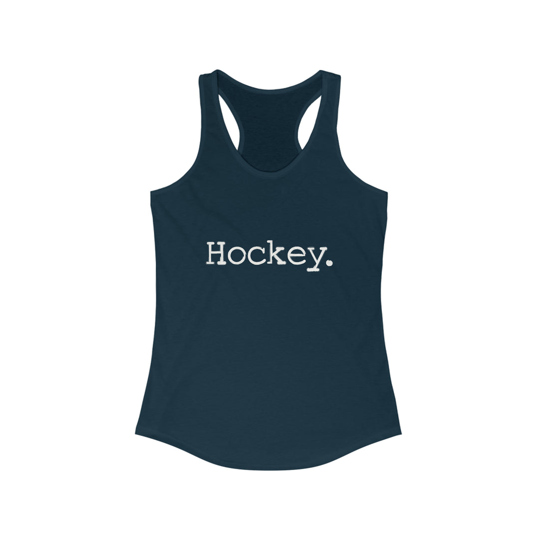 Typewriter Design Hockey Women&