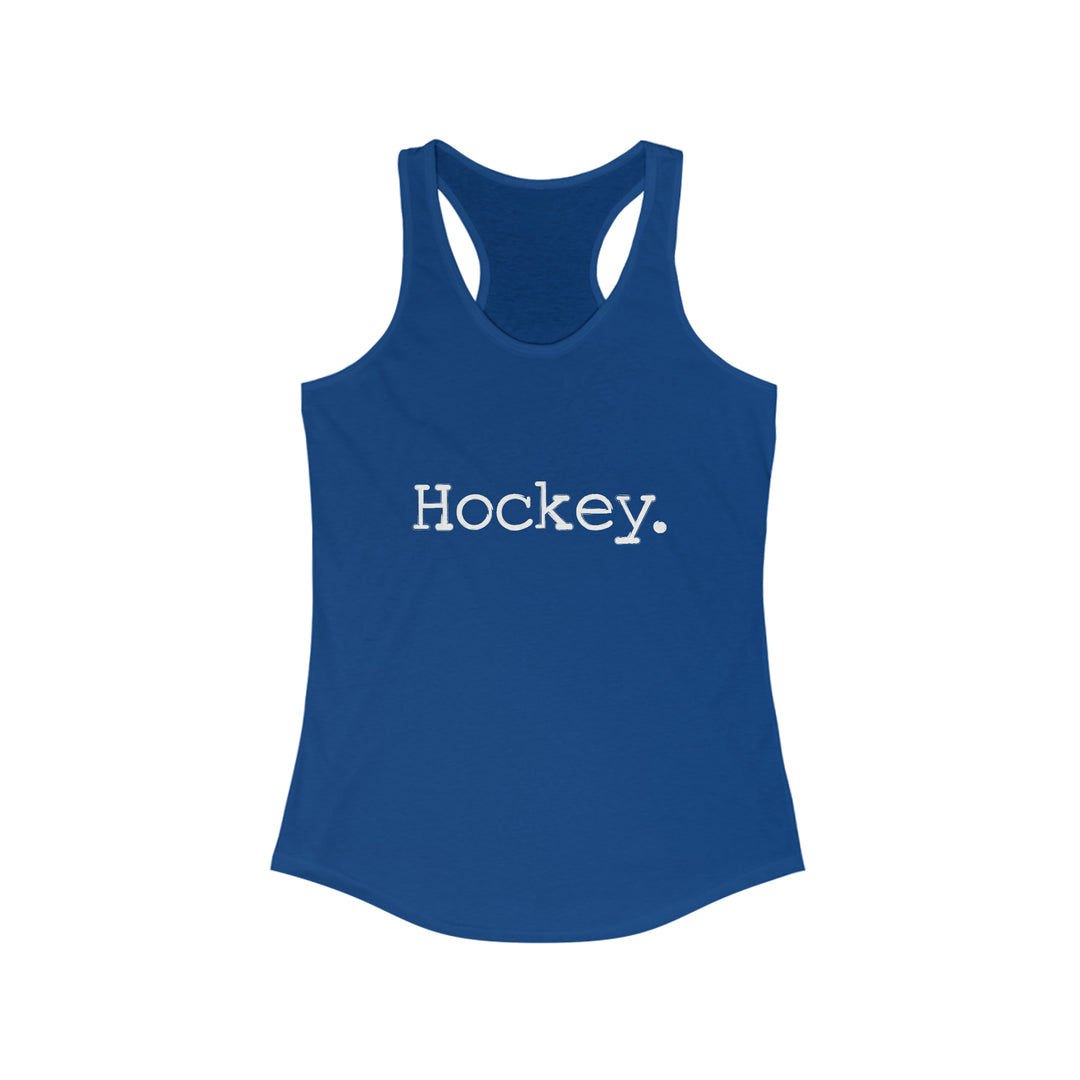 Typewriter Design Hockey Women&