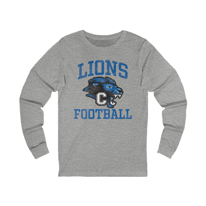 Canton Lions Football &amp; Cheer Unisex Long Sleeve T-Shirt - Lions Football Design