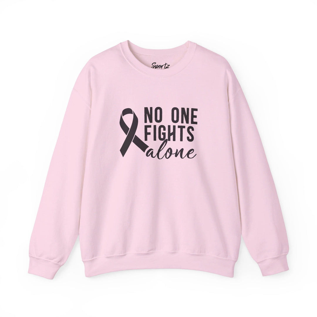 No One Fights Alone Adult Unisex Crewneck Sweatshirt