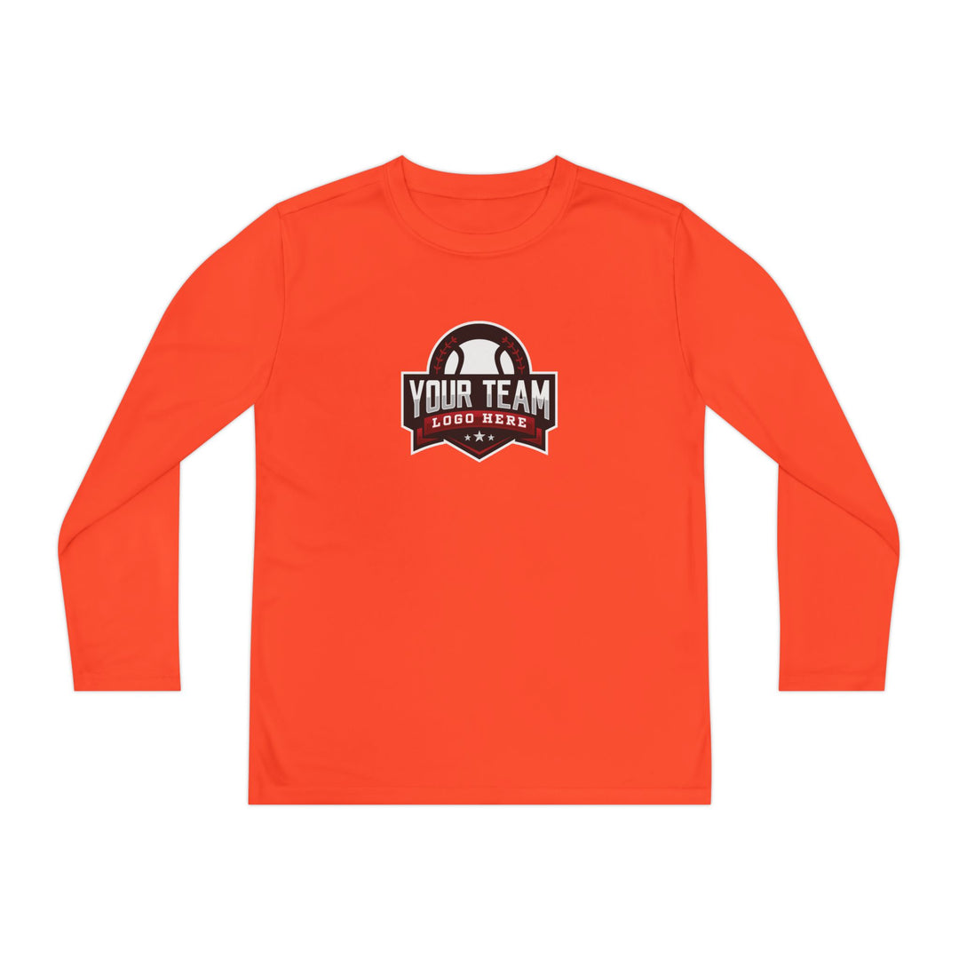 Unisex Youth Long Sleeve Moisture Wicking Shirt