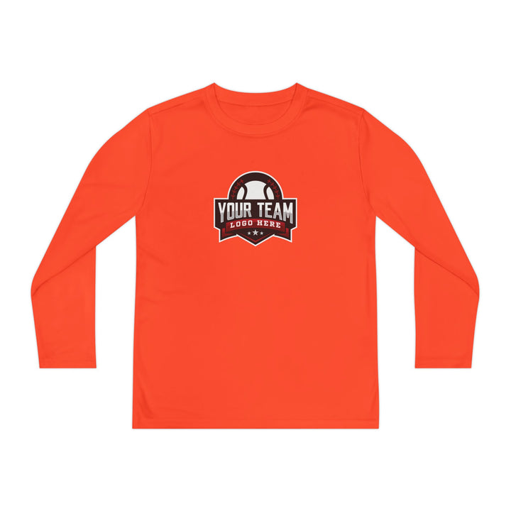Unisex Youth Long Sleeve Moisture Wicking Shirt