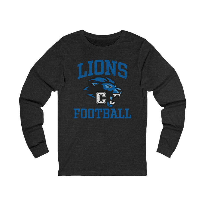 Canton Lions Football &amp; Cheer Unisex Long Sleeve T-Shirt - Lions Football Design