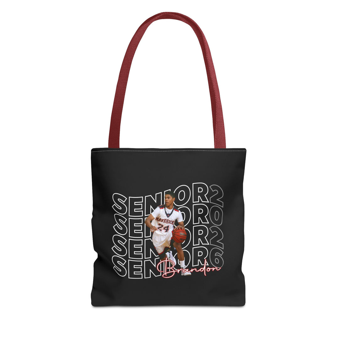Senior Wavy Design w/Photo &amp; Name Tote Bag