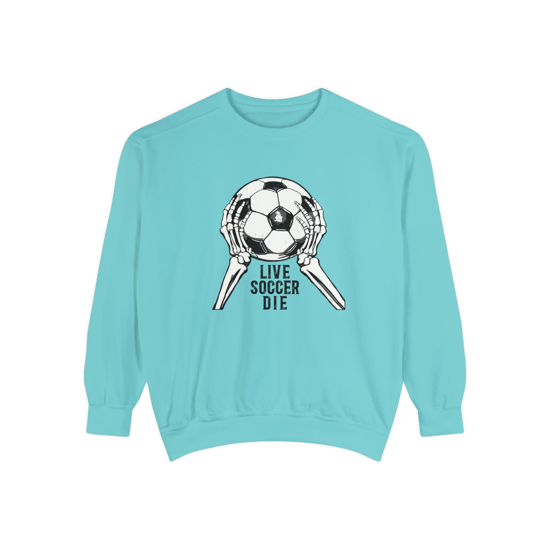 Live Soccer Die Unisex Adult Premium Crewneck Sweatshirt