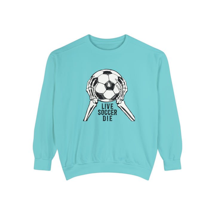 Live Soccer Die Unisex Adult Premium Crewneck Sweatshirt