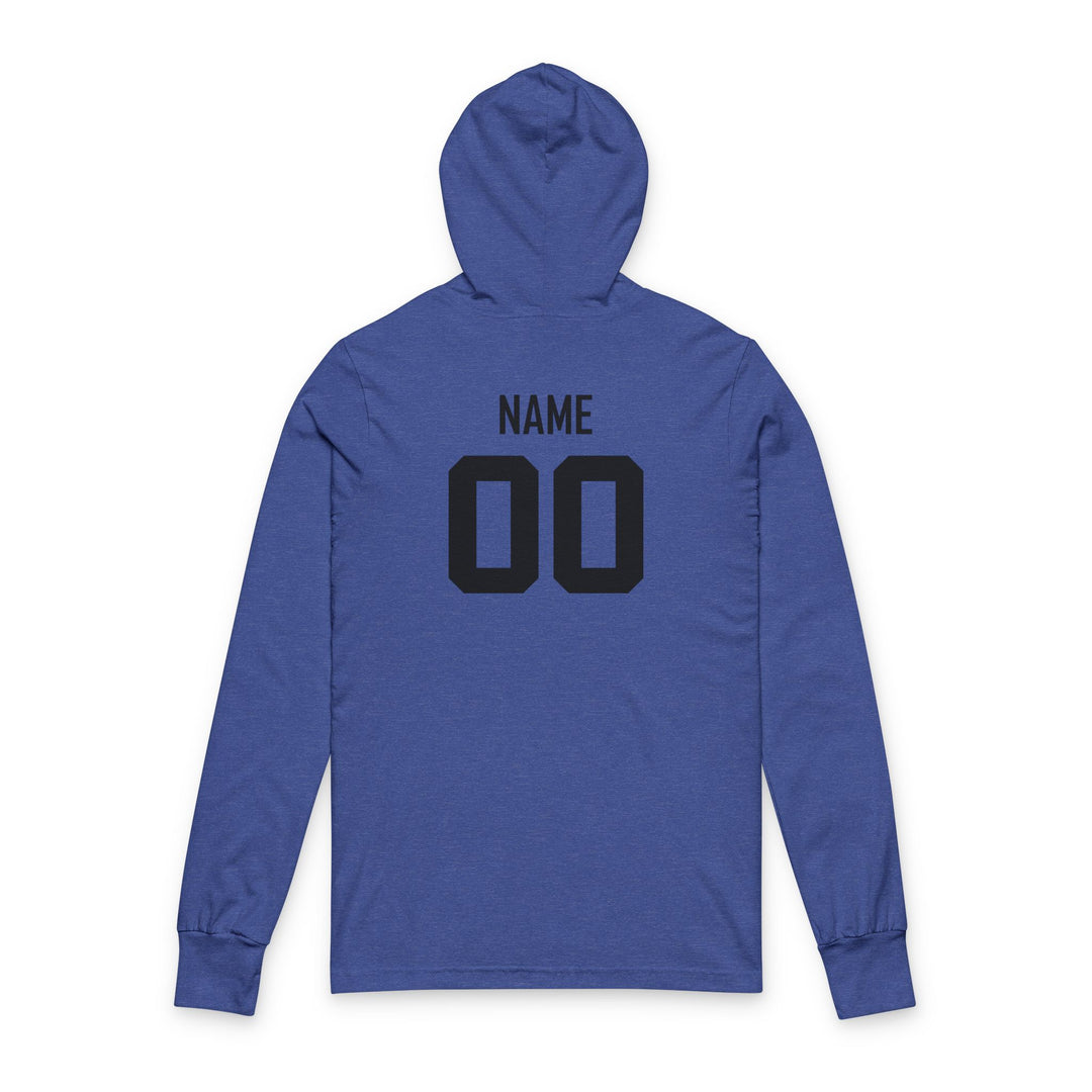 Unisex Adult Hooded Long Sleeve Shirt