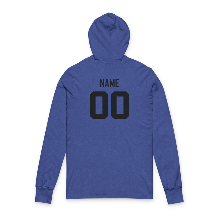 Unisex Adult Hooded Long Sleeve Shirt