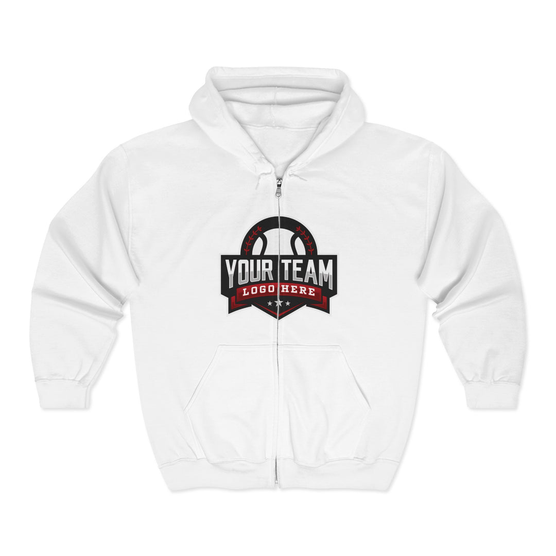 Unisex Adult Full Zip Hooded Sweatshirt - DTG