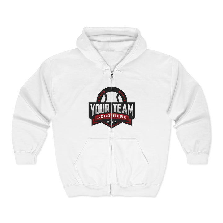 Unisex Adult Full Zip Hooded Sweatshirt - DTG
