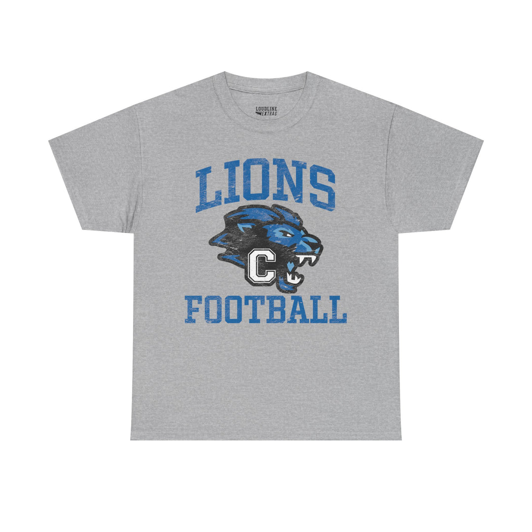 Canton Lions Football &amp; Cheer Unisex Adult Gildan Standard T-Shirt - Lions Football Design