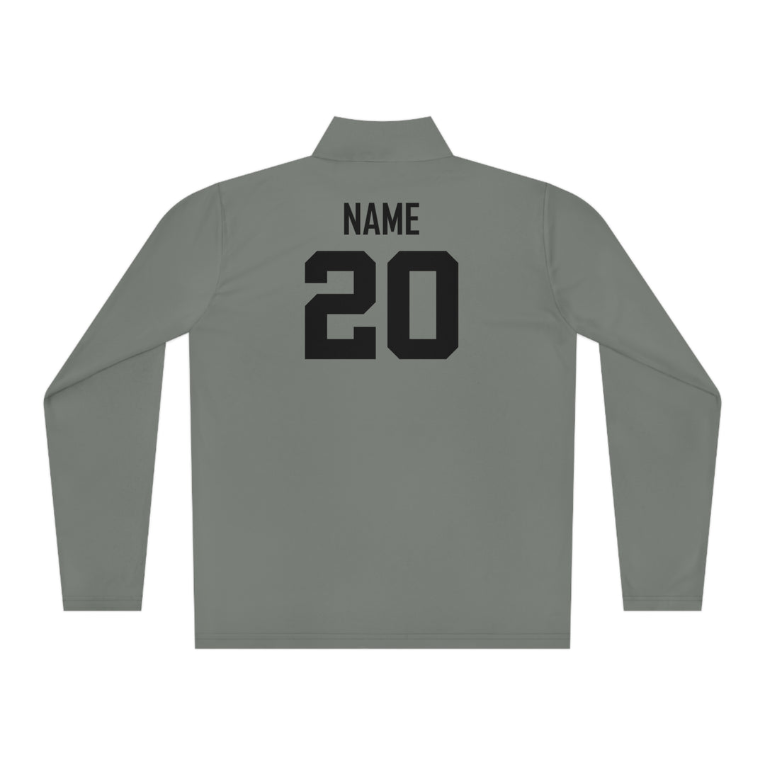 Wheeling Lightningbirds Unisex Adult Long Sleeve Quarter-Zip Pullover