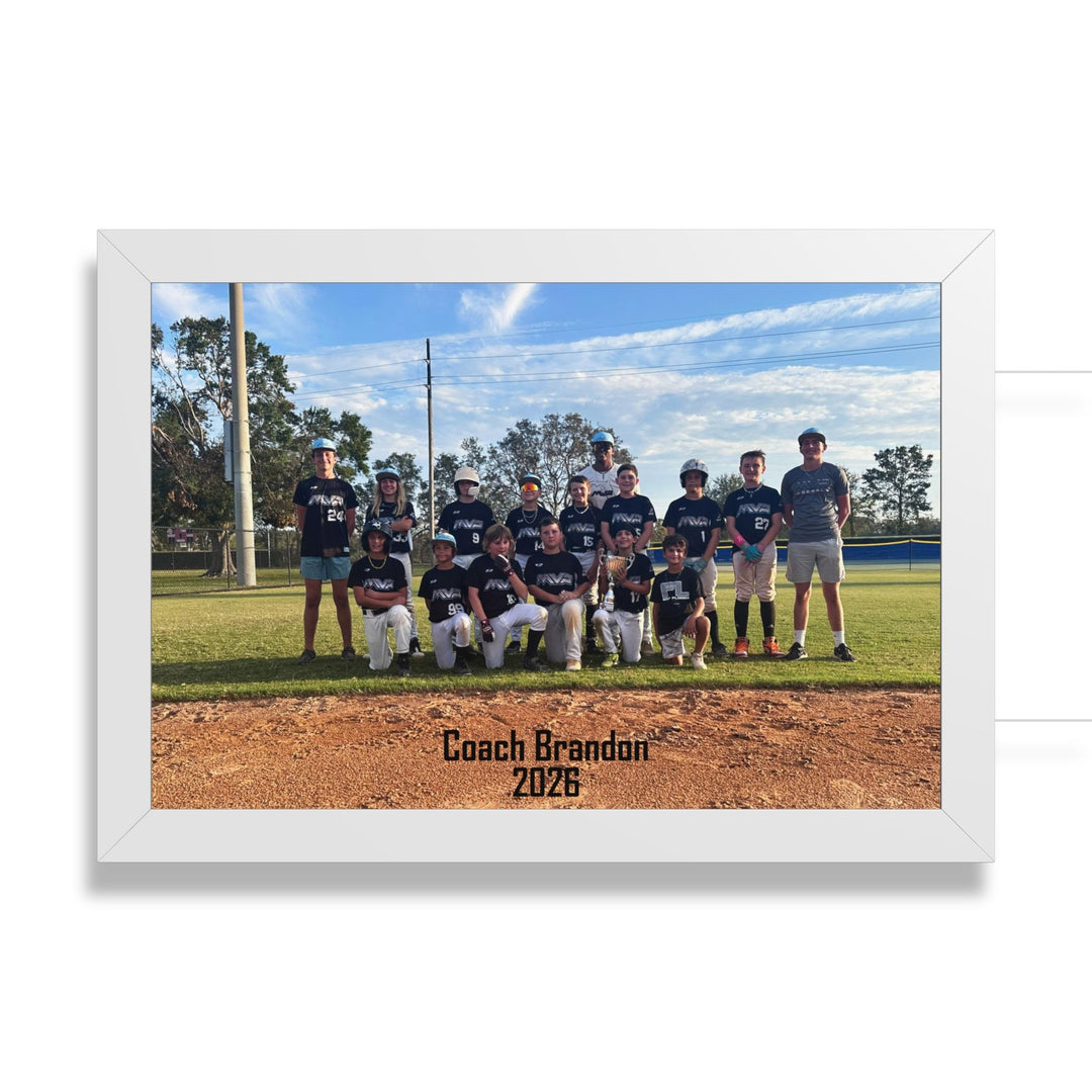 Coach/Team Custom Picture Framed Art