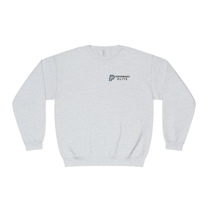 Performance Elite Unisex Adult Mid-Level Crewneck Sweatshirt w/Front &amp; Back Logo
