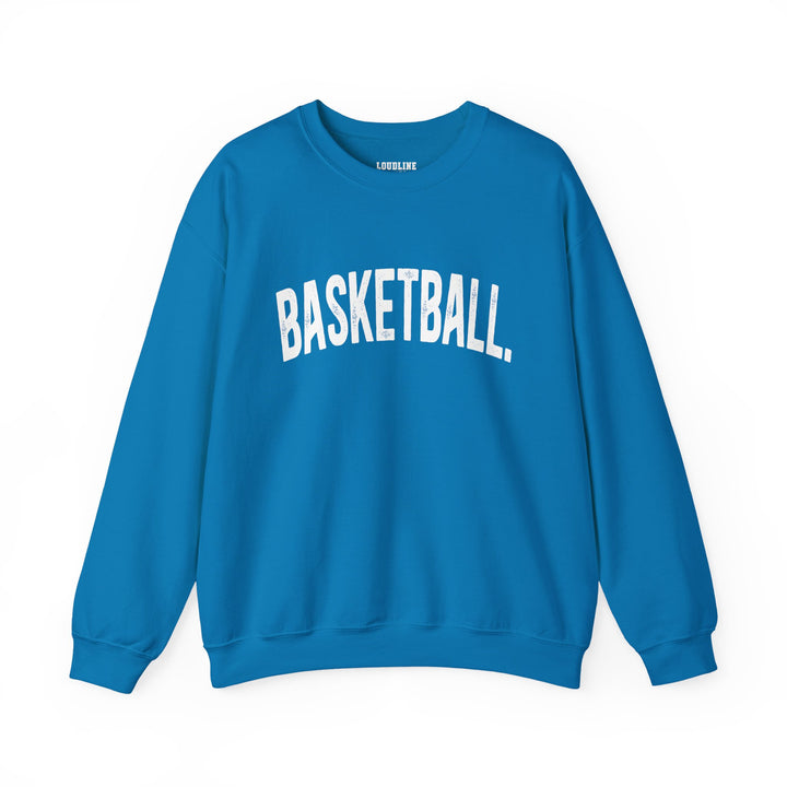Rustic Design Basketball Unisex Adult Crewneck Sweatshirt