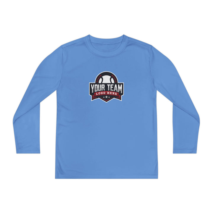 Unisex Youth Long Sleeve Moisture Wicking Shirt