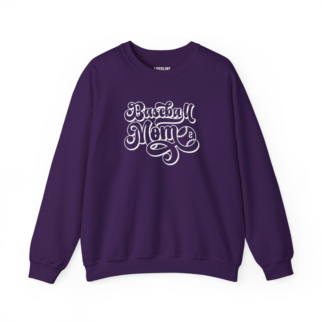 Baseball Mom Personalized Unisex Adult Crewneck Sweatshirt