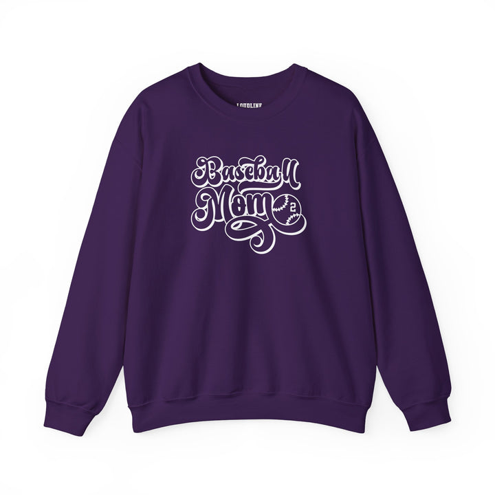 Baseball Mom Personalized Unisex Adult Crewneck Sweatshirt