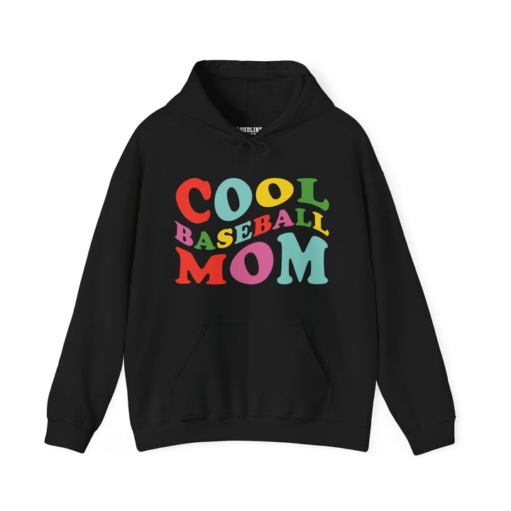 Cool Baseball Mom Unisex Adult Hooded Sweatshirt