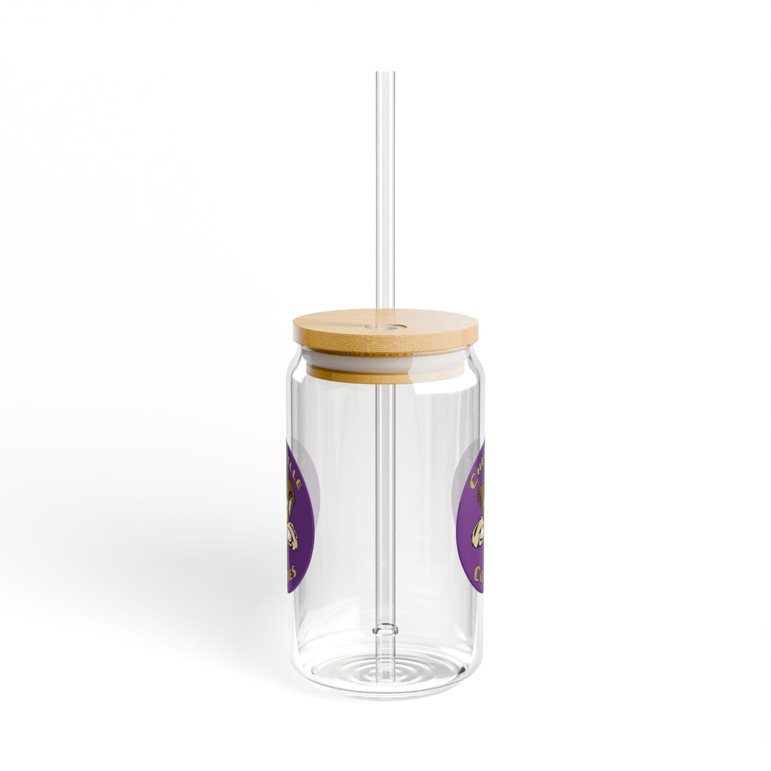 Chewsville Coyotes 16oz Sipper Glass
