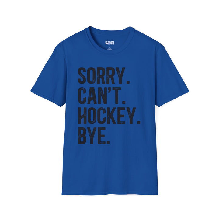 Sorry Can&