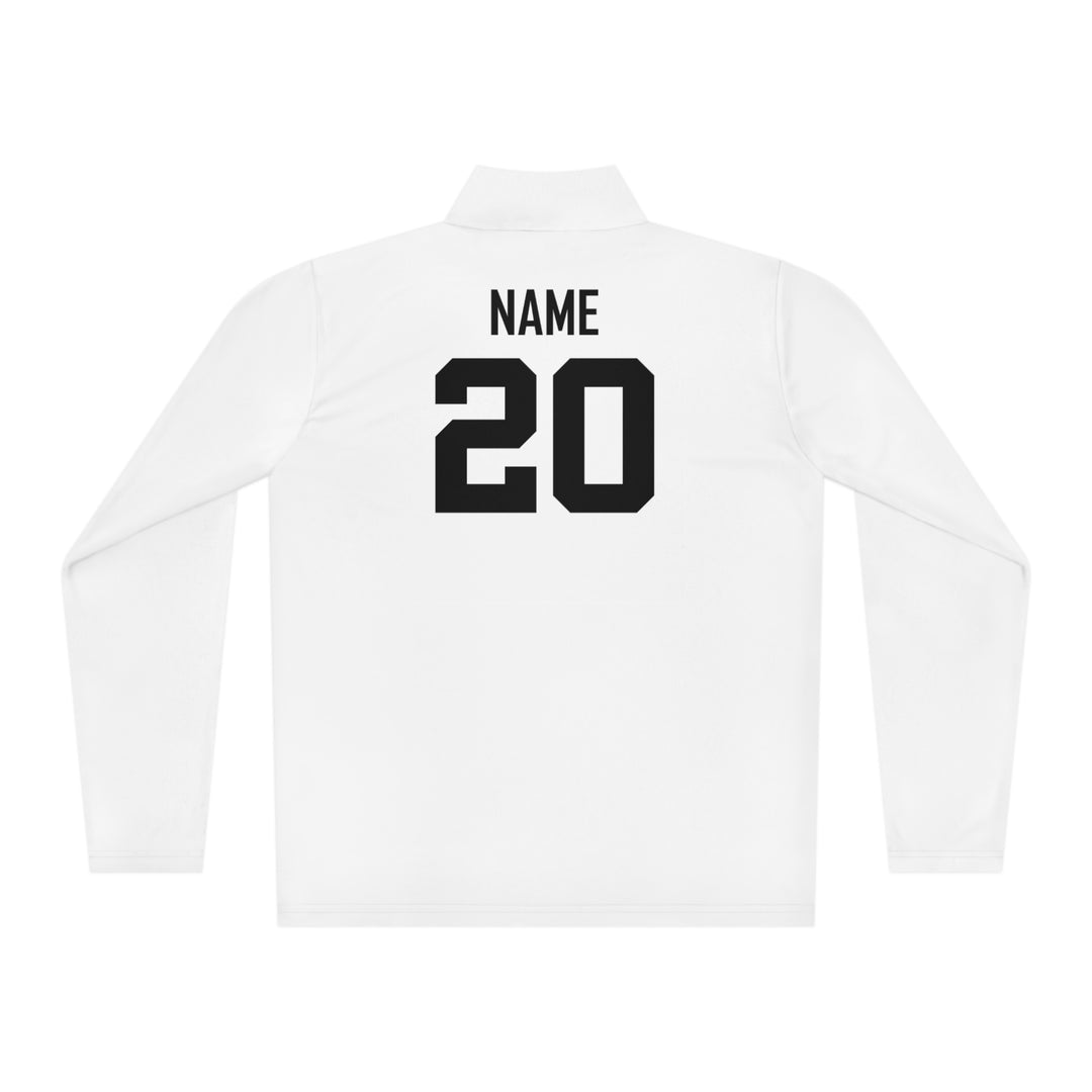 Wheeling Lightningbirds Unisex Adult Long Sleeve Quarter-Zip Pullover - Bird Logo Only