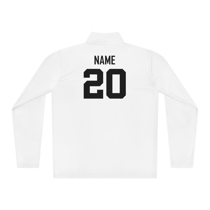 Wheeling Lightningbirds Unisex Adult Long Sleeve Quarter-Zip Pullover - Bird Logo Only